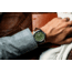 Szanto Heritage Aviator Watches, Green Dial, Brown Strap, Steel, One Size, SZ 2755