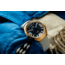 Szanto Icon Frank Stephenson Cosmos Watches, Blue Dial, White Strap, Rose Gold, One Size, IC-FS-9005