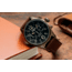 Szanto Pilot Watches, Black Dial, Brown Strap, A. Gold, One Size, SZ 4552