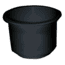 T-H Marine Cup Holder, 3-1/8in, Black, LCH-1-DP
