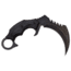 TAC Force Hawkbill Fixed Blade Knife, 5 in, 3Cr13 Stainless Steel Stainless Steel, Black, TF-FIX016BK