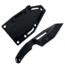 Takumitak Big Head Fixed Blade Knife, 3.25in, 3Cr13 Blade, Modified Tanto Blade, FRN, Black, TKF3S02