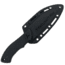 Takumitak Day 500 Fixed Blade Knife, 4.5in, D2, Sheepsfoot, G10 Handle, Black, TKF206BK