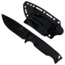 Takumitak Easy Night Fixed Blade Knife, 4.25 in Blade, 3cr13, Black, TKF304