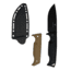 Takumitak Easy Night Fixed Blade Knife, 4.25 in Blade, 3cr13, Black, TKF304