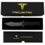 Takumitak Escort Fixed Blade Knife, 5.5in, D2, Drop Point, G10 Handle, Black Stonewash, TKF213SW