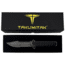 Takumitak Escort Fixed Blade Knife, 5.5in, D2, Drop Point, G10 Handle, Black Stonewash, TKF213SW