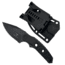 Takumitak Golden Ratio Fixed Blade Knife, 2.5 in Blade , 3cr13, Black, TKF3S03