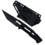 Takumitak Heat Fixed Blade Knife, 4.5 in Blade, 3cr13, Black, TKF301