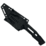 Takumitak Heat Fixed Blade Knife, 4.5 in Blade, 3cr13, Black, TKF301