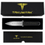 Takumitak Hitter Fixed Blade Knife, 5.5in, D2, Spear Point, G10 Handle, Silver, TKF214SL