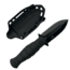 Takumitak Little Buddy Fixed Blade Knife, 2.9 in Blade , 3cr13, Black, TKF3S04