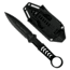 Takumitak Missing Screw Fixed Blade Knife, 4 in Blade, 3cr13, Black, TKF302
