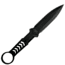 Takumitak Missing Screw Fixed Blade Knife, 4 in Blade, 3cr13, Black, TKF302