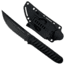 Takumitak Ninja Fixed Blade Knife, 4.25in, 3Cr13 Blade, Trailing Point, FRN, Black, TKF313