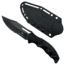 Takumitak Obsidian Fixed Blade Knife, 4.25 in Blade , 3cr13, Black, TKF317