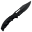 Takumitak Obsidian Fixed Blade Knife, 4.25 in Blade , 3cr13, Black, TKF317