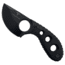 Takumitak Skinner Fixed Blade Knife, 2.5 in Blade , 3cr13, Black, TKF3S01