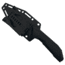 Takumitak Terminal Fixed Blade Knife, 4 in Blade , 3cr13, Black, TKF320