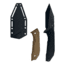 Takumitak Terminal Fixed Blade Knife, 4 in Blade , 3cr13, Black, TKF320
