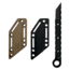 Takumitak Utility Fixed Blade Knife, 1.75 in Blade , 3cr13, Black, TKF3S05