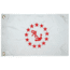 Taylor Made Nylon Officer Flag 12in x 18in Rear Commodore, 93078