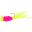 Team Crappie Slab Caller Jig, 1/16 oz, Chartreuse/Pink Electric Chicken, 3/Pack, SD2D-738