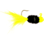 Team Crappie Slab Caller Jig, 1/32 oz, Chartreuse/Black Classic, 3/Pack, SD1D-730