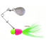 Team Crappie Spin Caller w/1 Spare Body, Chartreuse/Pink Electric Chicken, 1/16oz, SPD2-738