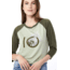 Tentree Fern Ten 3/4 Sleeve T-shirt, Womens, Desert Sage, 3XL, FA18-WLFRT-GRN-3XL
