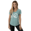Tentree Leaf Ten Tee Tri-blend T-shirt, Womens, Aquifer, XS SP18-WJLEA-GRN-XS