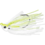 Terminator Heavy Duty Swim Jig, Chartreuse and White Shad, 3/8oz, HDSJ3802
