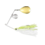 Terminator Pro Series Spinnerbait, Colorado/Colorado Blades, Nickel/Gold Blade Finish, Chartreuse and White Shad, 3/8oz, PSS38CC02NG