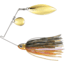 Terminator Pro Series Spinnerbait, Colorado/Willow Blades, Gold/Gold Blade Finish, Retro Gill, 3/8oz, PSS38CW112GG