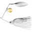 Terminator Pro Series Spinnerbait, Colorado/Willow Blades, Gold/Nickel Blade Finish, Green Gizzard, 3/8oz, PSS38CW113GN