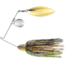 Terminator Pro Series Spinnerbait, Colorado/Willow Blades, Nickel/Gold Blade Finish, Sunny, 1/2oz, PSS12CW116NG