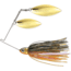 Terminator Pro Series Spinnerbait, Willow/Willow Blades, Gold/Gold Blade Finish, Retro Gill, 3/8oz, PSS38WW112GG