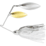 Terminator Pro Series Spinnerbait, Willow/Willow Blades, Gold/Nickel Blade Finish, Green Gizzard, 1/2oz, PSS12WW113GN