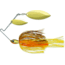 Terminator Super Stainless Spinnerbait, Gold Willow Blade, Pumpkinseed, 1/2oz, S12WW93GG
