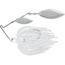 Terminator Super Stainless Spinnerbait, Nickel Willow Blade, Bright White Shad, 1/2oz, S12WW01NN