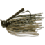 Terminator Weedless Football Jig, Green Pumpkin, 1/2oz, FJW1276