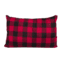 TETON Sports Camping Pillow &amp; Pillowcase, Black/Red, Small, 1019