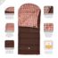 TETON Sports Celsius 0 F Sleeping Bag, Brown/Pink, Regular, 178R