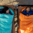 TETON Sports Celsius 0 F Sleeping Bag, Right Zipper, Orange/Grey, Regular, 1174R