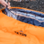 TETON Sports Celsius 0 F Sleeping Bag, Right Zipper, Orange/Grey, Regular, 1174R