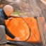 TETON Sports ComfortLite XXL Self-Inflating Sleeping Pad with Velcro, Orange/Grey, 2XL, 1043A