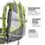 TETON Sports Pursuit 2000 Backpack, Grey, 33L, 1200