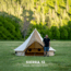 TETON Sports Sierra Canvas Tent, 6 Person, Brown, 2012