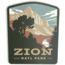 The Landmark Project Zion National Park Stickers, zion-nat-park-sticker