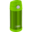 Thermos FUNtainer Stainless Steel Insulated Green Water Bottle w/Straw - 12oz 79458